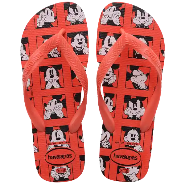 Sandalias Top Disney Rojo Crush Talla 40 4139412 Havaianas