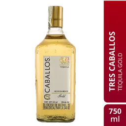 3 Caballos Tequila Gold