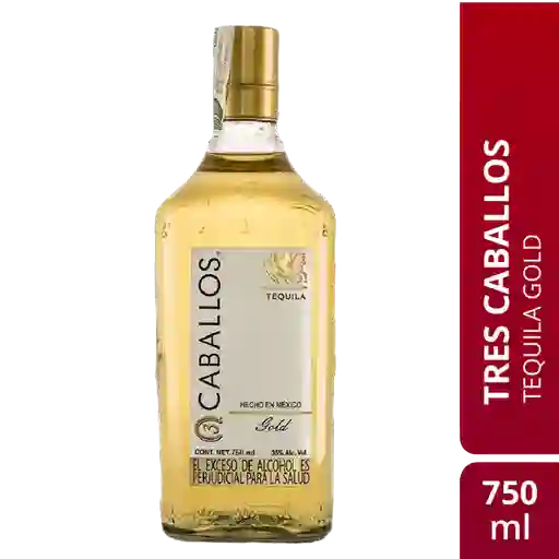 3 Caballos Tequila Gold