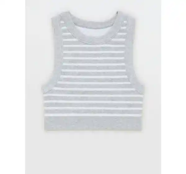 Top Deportivo Gris Talla X-Large American Eagle