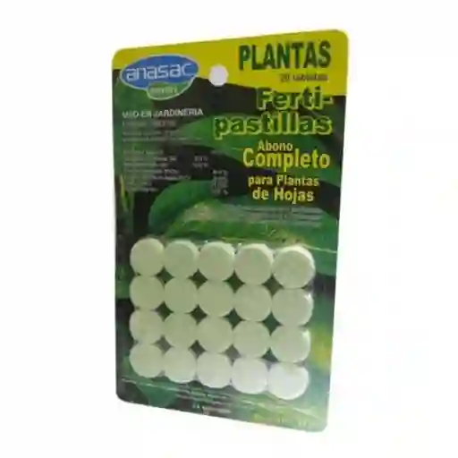 Anasac Abono Completo Fertipastillas Hojas