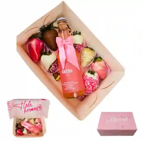 Fresas con chocolate hatsu