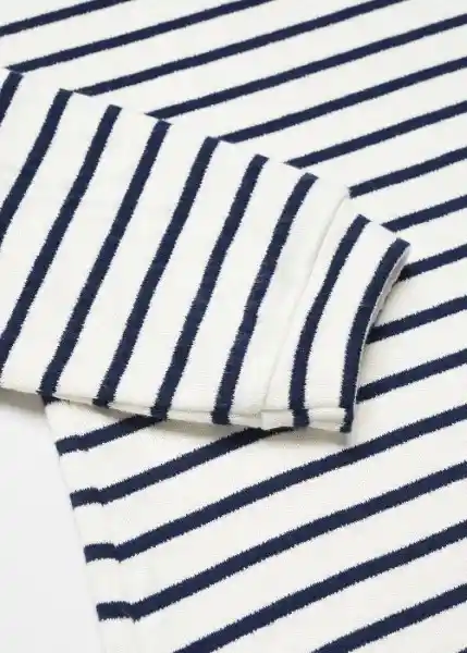 Vestido Stripes Navy Talla 14 Niña Mango