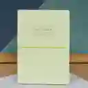 Cuaderno A5 de Tapas Duras 80 Hojas Lime Miniso