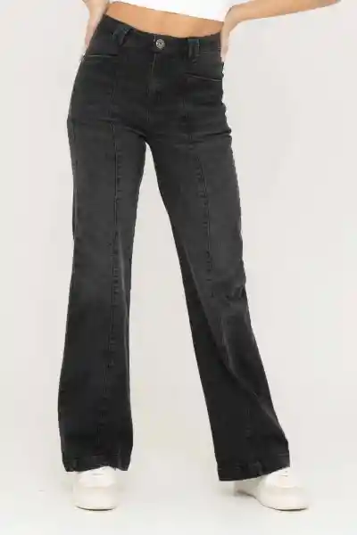 Jean Georgia Color Negro Talla 8 Ragged