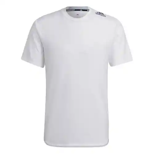Adidas Camiseta D4T Tee Manga Corta Hombre Blanco Talla L