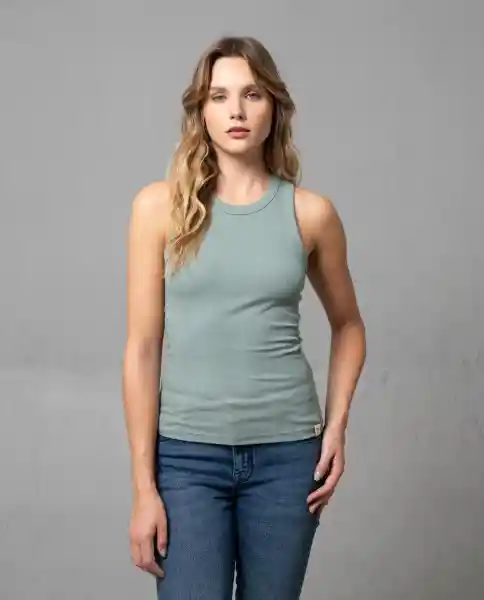 Camiseta Mujer Verde XS 201G100_VER176323 Rifle