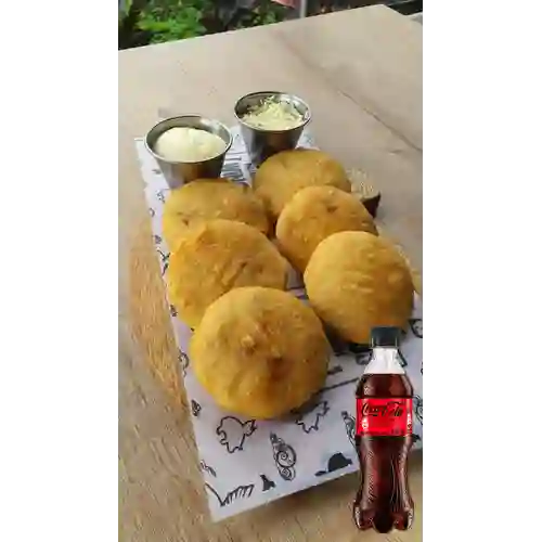 Arepitas de Chicharrón&Queso +Cocacola S/az 400ml