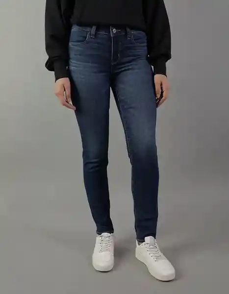 Jean Mujer Azul Talla 12 Regular American Eagle 04324538