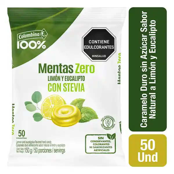 Mentas 100% Limón Eucalipto 150 g