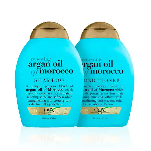 Organix Kit Moroccan Argan Shampoo + Acondicionador 385 mL