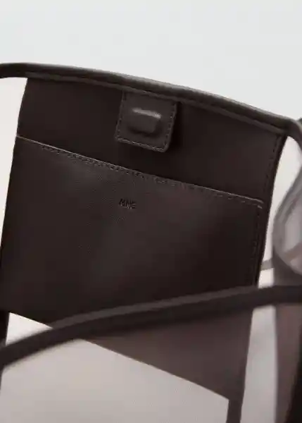 Bolso M Dalsi Chocolate Talla 99 Mujer Mango