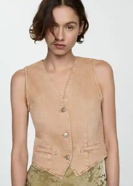 Chaleco Taylor Arena Talla S Mujer Mango