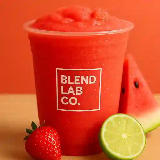 Sandia , fresa , limon smoothie 16 oz