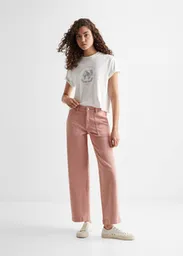 Pantalón Utilitys Terracota Talla 18 Teen Niñas Mango