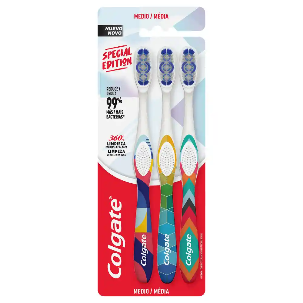 Colgate Cepillo de Dientes 360° Designer Suave