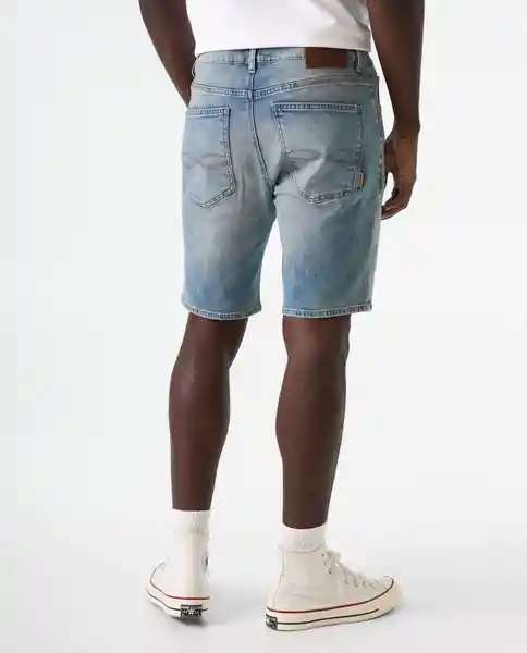 Bermuda Hombre Azul Talla 34 552G002_AZU114604