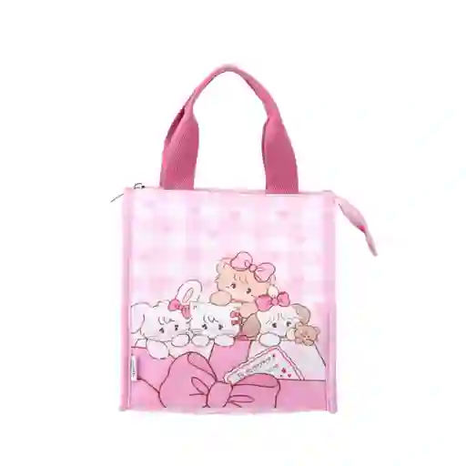 Lonchera Serie Mikko Mousse y Amigos Rosa Miniso