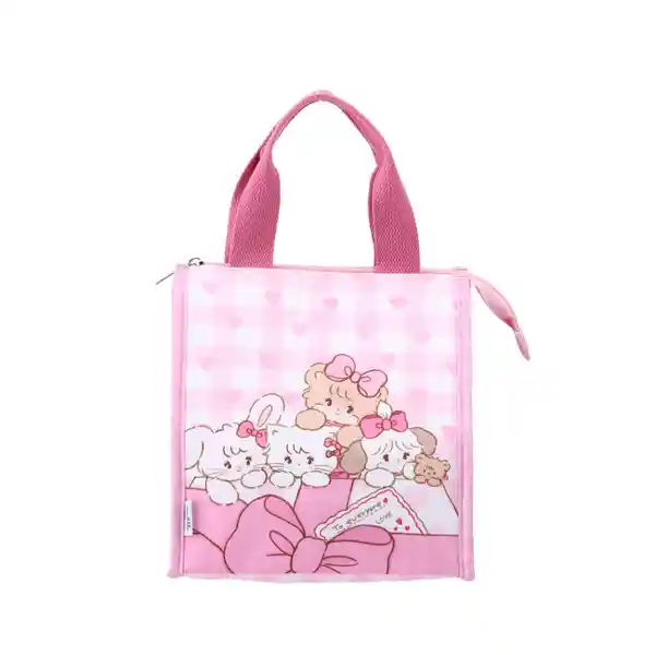 Lonchera Serie Mikko Mousse y Amigos Rosa Miniso