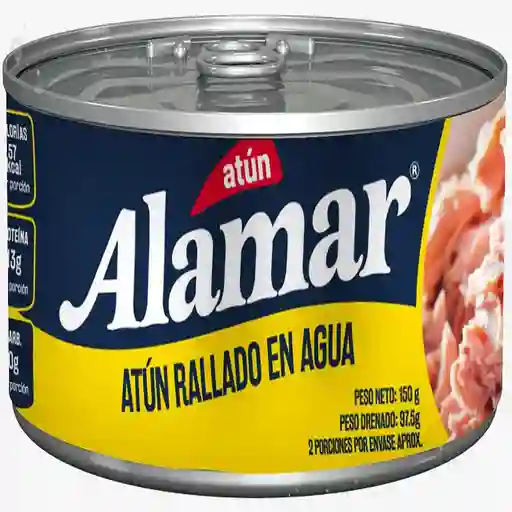 Atún Rallado Agua Alamar 150G Alamar 150 Gr