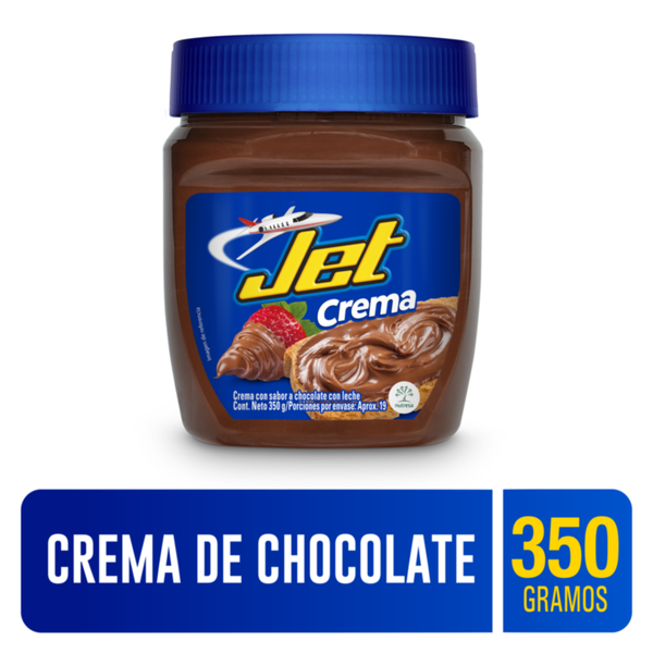Jet Crema Esparcible Sabor a Chocolate 350 g