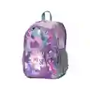 Mochila Escolar Mediana Pastel Galaxy M