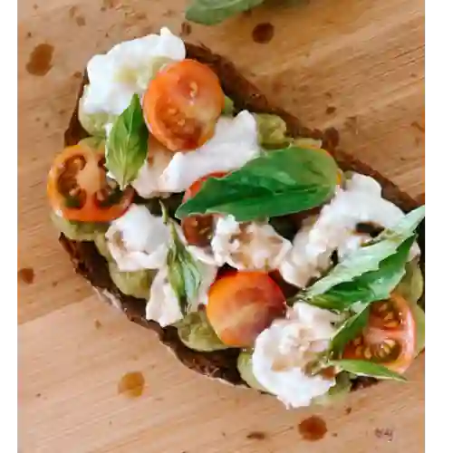 Tostada Caprese Sano