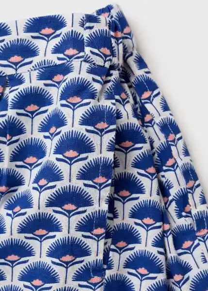 Short Kotao Azul Talla 06 Niñas Mango