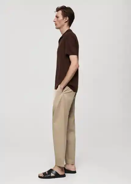 Pantalón Brunst Topo Talla 44 Hombre Mango