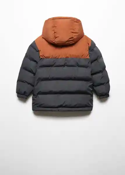 Abrigo Anorak Alaska Antracita Talla 08 Niños Mango