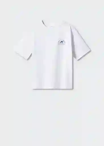 Camiseta Sunset Offwhite Talla 08 Niños Mango