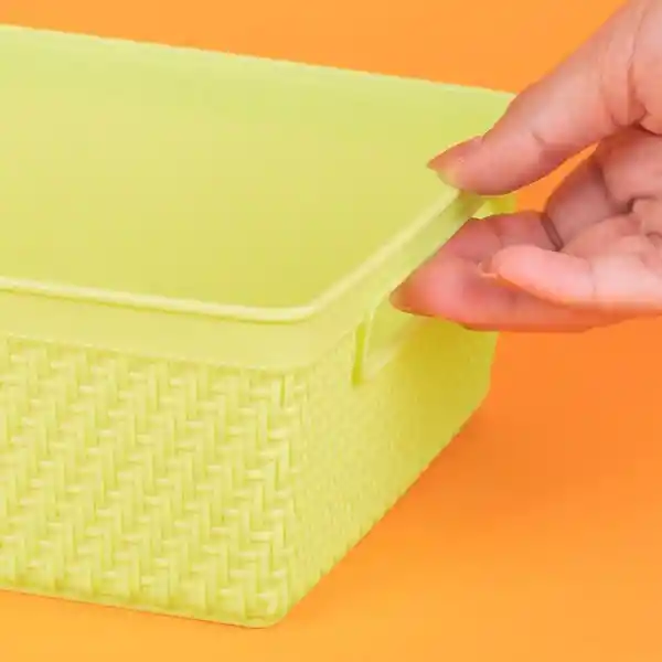 Organizador de Plástico Verde 24 cm Miniso