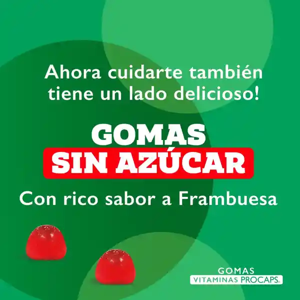 Procaps Multivitamínico Vitamina E Sin Azúcar Frambuesa