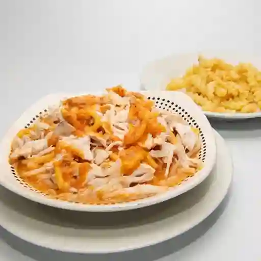 Espaguetis con Carne O Pollo