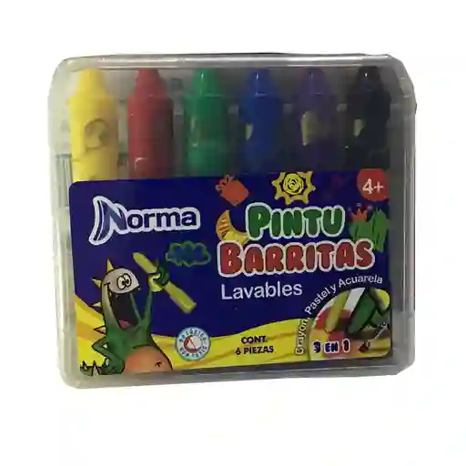 Norma Crayón Pintubarritas 3 en 1 Lavables