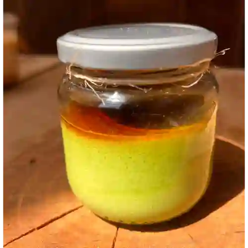 Flan de Pistacho