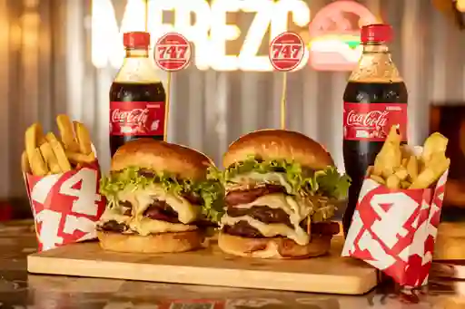 Combo para 2 street burger