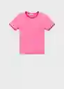 Camiseta Zanic Rosa Talla XS Mujer Mango