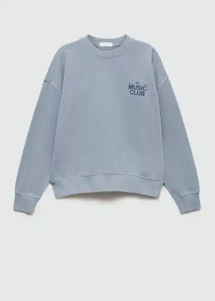 Sudadera Music Celeste Talla 20 Teen Niñas Mango