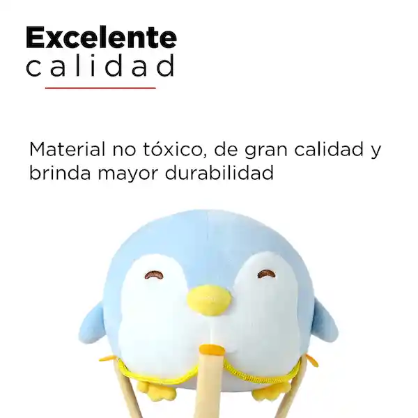 Miniso Peluche de Globo Aerostático Pingüino Mini Family