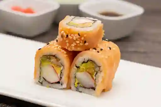 Salmón Ebi Roll