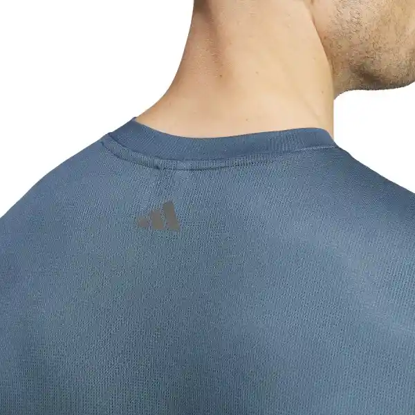 Adidas Camiseta Hiit Gf Slo Tee Para Hombre Azul Talla L