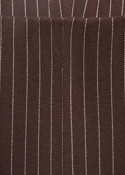 Pantalón Brin Marrón Talla L Mujer Mango