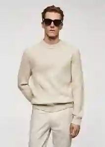 Buzo Jersey Carbonel Piedra Talla XXL Hombre Mango