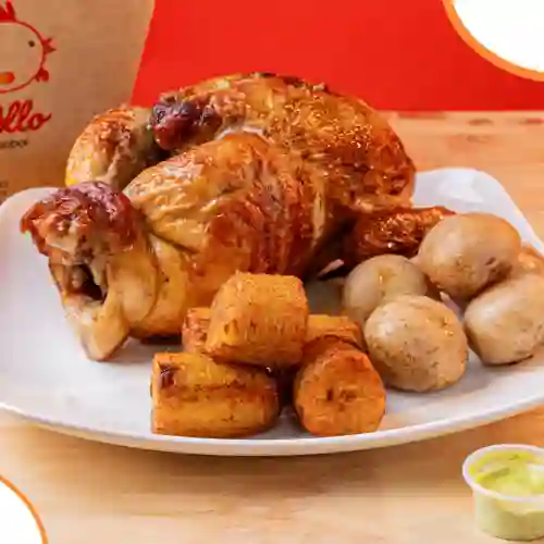 3/4 de Pollo Asado (6 Presas)