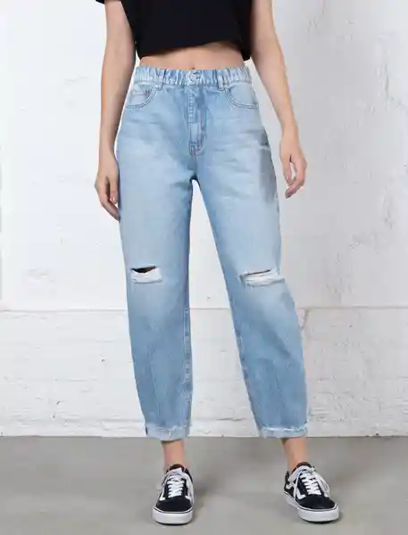 Jean Jack Mujer Azul Indigo Claro Talla 4 Naf Naf