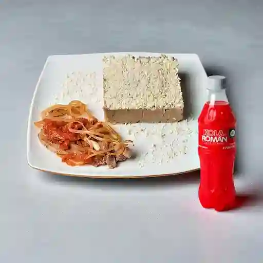 Combo Cerdo en Bistec + Kola Román Original 400ML