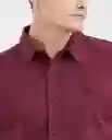 Camisa Dyed Manga Larga Morado Sombrío Ultraoscuro M Chevignon