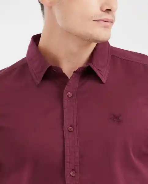 Camisa Dyed Manga Larga Morado Sombrío Ultraoscuro M Chevignon