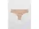 American Eagle Tanga Aerie Sunnie Blossom Nude Natural Small